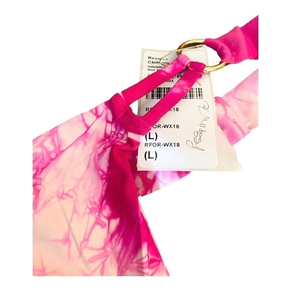 NEW Rays For Days Belle One Piece Swimsuit Monokini in Hot Pink Crystal Large - Picture 6 of 9